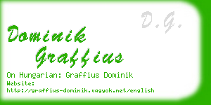 dominik graffius business card
